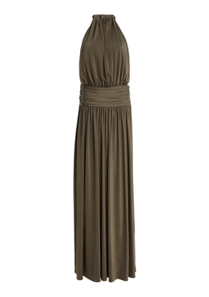 Arcina Ori Santina Jersey Maxi Halter Dress - Moda Operandi