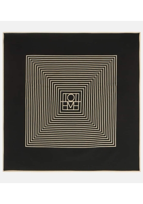 Toteme Printed silk scarf