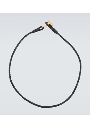 Tom Ford Braided leather bracelet