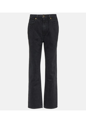 Khaite Abigail high-rise straight jeans