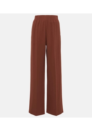 Fforme Maud high-rise lame wide-leg pants