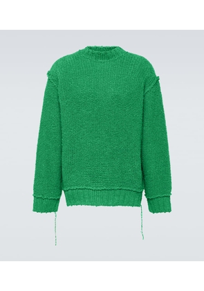 Sacai Distressed cotton sweater