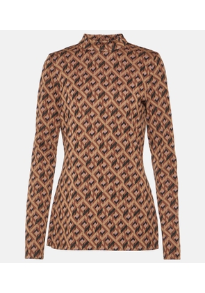 Diane von Furstenberg Birdie printed top