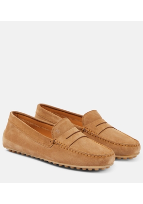 Tod's City Gommino suede loafers