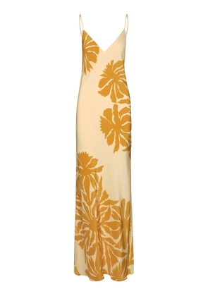 Johanna Ortiz Tropical Harmony Silk Maxi Dress - Moda Operandi