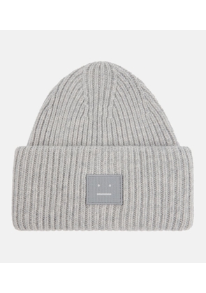 Acne Studios Pansy ribbed-knit wool beanie