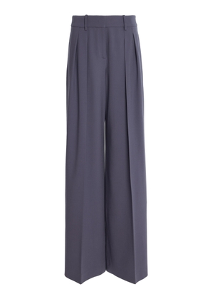Michael Kors Collection Pleated Stretch-Wool Wide-Leg Pants - Moda Operandi