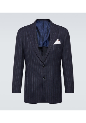Kiton Cashmere, silk, and linen tuxedo jacket