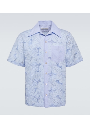 Wales Bonner Highlife floral cotton-blend bowling shirt