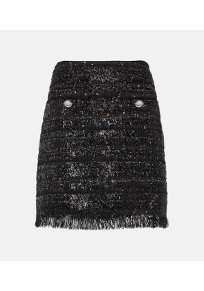 Giambattista Valli Sequined tweed miniskirt