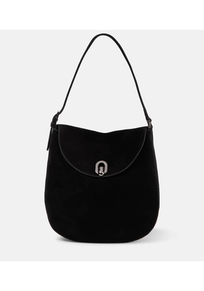 Savette Tondo Large suede shoulder bag