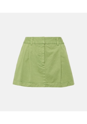 Stella McCartney Cotton canvas miniskirt