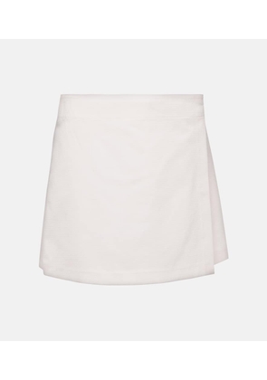 Chloe High-rise cotton skort