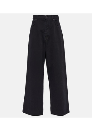 Balenciaga Mid-rise wide-leg jeans
