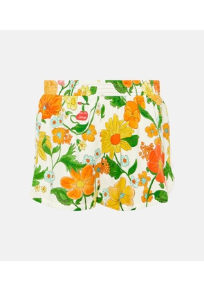Stella McCartney Printed mid-rise shorts
