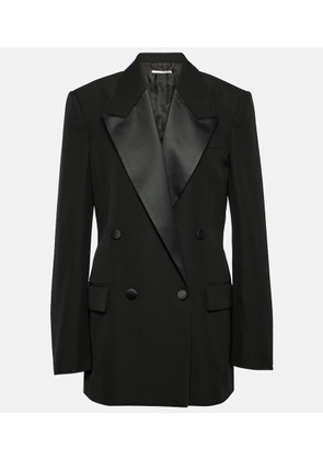 Stella McCartney Double-breasted wool tuxedo jacket