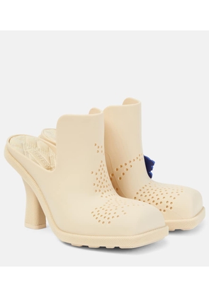 Burberry Highland rubber mules