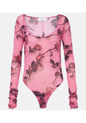 Blumarine Floral printed bodysuit