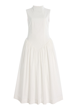 De La Vali Lusiva Cotton Midi Dress - Moda Operandi