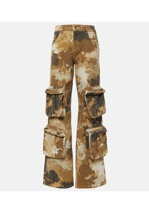 Blumarine Camouflage cargo pants