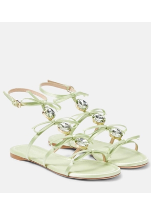 Giambattista Valli Embellished satin sandals