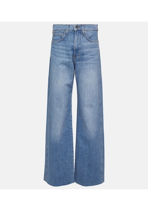 Veronica Beard Taylor high-rise wide-leg jeans