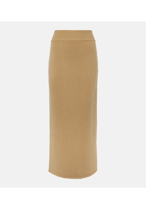 Toteme Wool and cashmere-blend midi skirt
