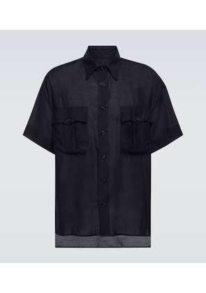 Giorgio Armani Jersey bowling shirt