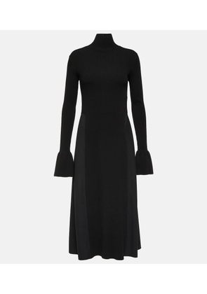 Joseph Mixed Media Duperre midi dress