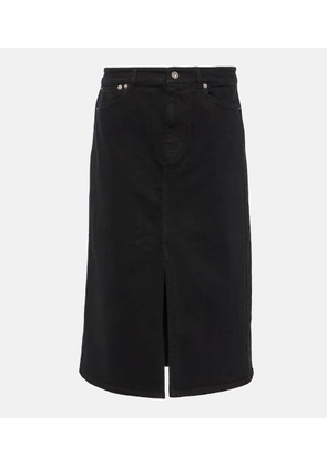 Proenza Schouler White Label Sloan denim midi skirt