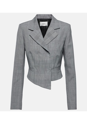 Coperni Prince of Wales virgin wool blazer
