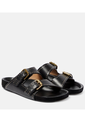 Isabel Marant Lennyo leather slides
