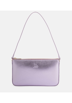 Christian Louboutin Loubila metallic leather shoulder bag