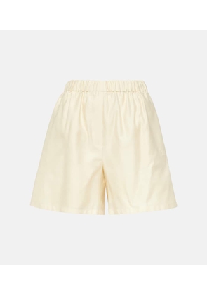 Max Mara Piadena high-rise cotton shorts