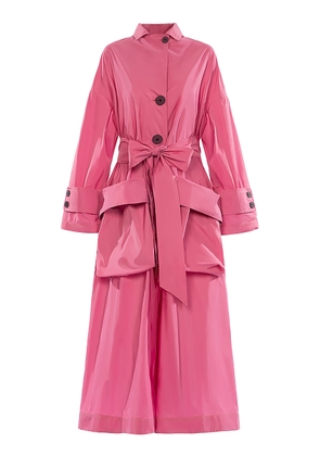 Biyan Raymona Taffeta Trench Coat - Moda Operandi