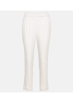 Brunello Cucinelli Pull Up low-rise slim pants