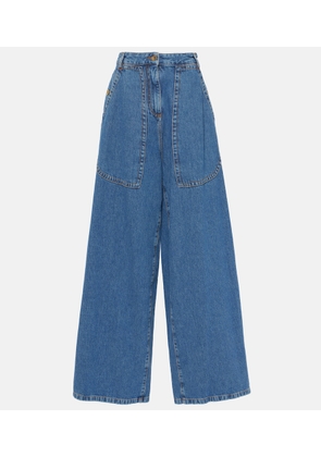 Etro High-rise wide-leg jeans