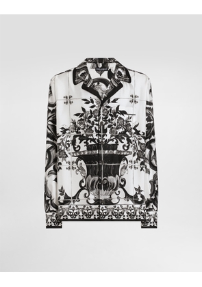 Dolce & Gabbana Majolica-print Twill Vanity Shirt - Man Shirts Multicolor 39