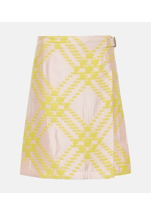 Burberry Checked miniskirt