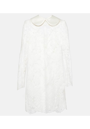 Dolce&Gabbana Lace and satin minidress