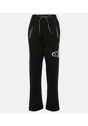 Vivienne Westwood Orb printed cotton jersey sweatpants