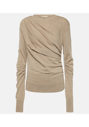 Tove Eleornore draped wool sweater
