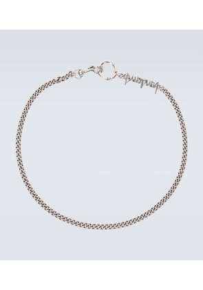 Balenciaga Typo logo chain