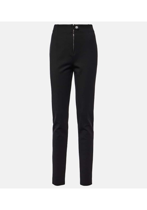 Alaia High-rise gabardine leggings