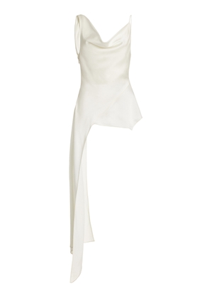 SIMKHAI Ronnie Asymmetric Satin Top - Moda Operandi