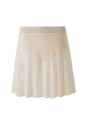 SIEDRÉS Senha Crocheted Linen-Blend Mini Skirt - Moda Operandi