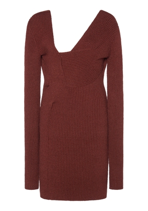 Bottega Veneta Ribbed-Knit Mini Dress - Moda Operandi