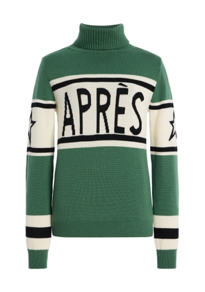 Perfect Moment Intarsia-Knit Turtleneck Sweater - Moda Operandi