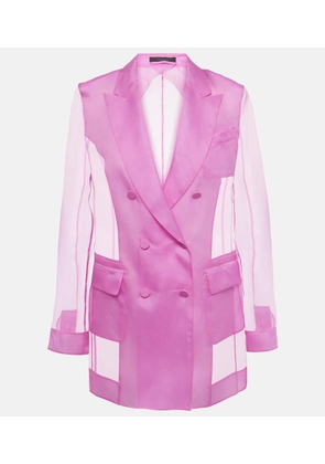 Max Mara Negrar silk organza blazer
