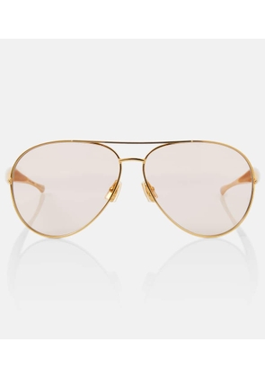 Bottega Veneta Sardine aviator sunglasses